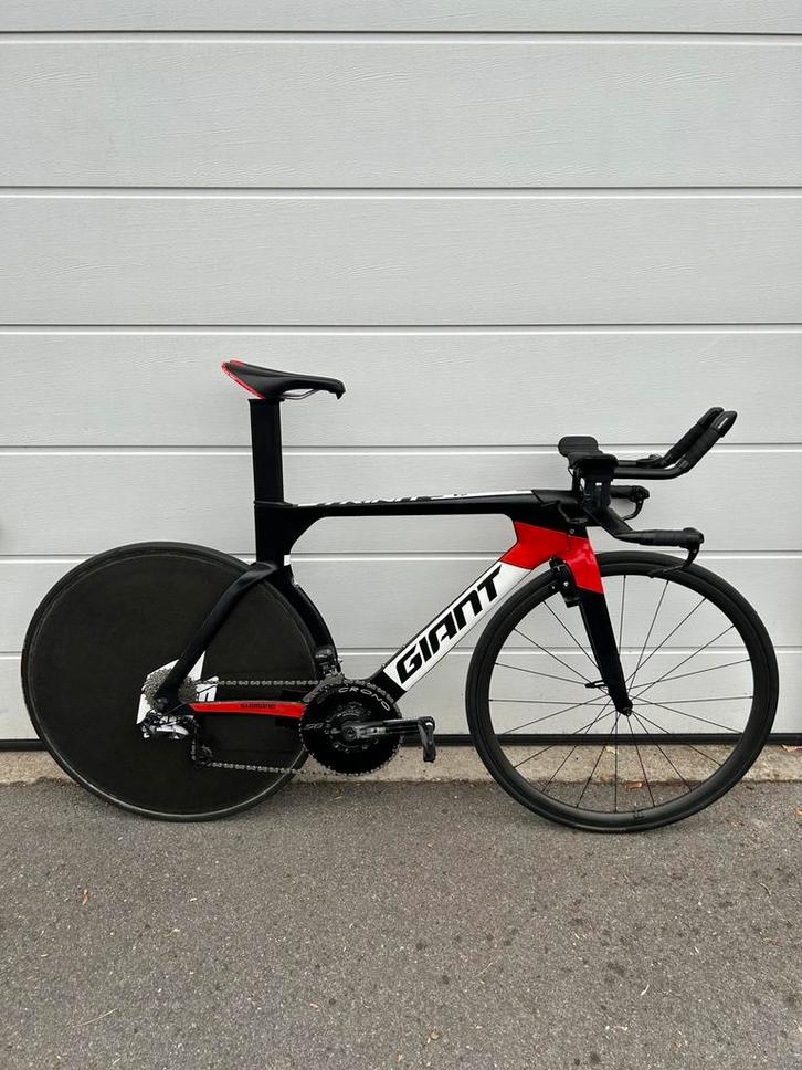 Giant Trinity tijdritfiets, Fietsen en Brommers, Fietsen | Racefietsen, Gebruikt, Giant, Carbon, Ophalen