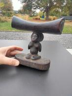 Vintage tribal neksteun neck support hout Afrika, Antiek en Kunst, Curiosa en Brocante, Ophalen of Verzenden
