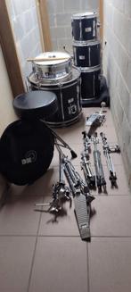 2de hands drumstel Adams 3000 + Tama snaredrum+ accessoires, Muziek en Instrumenten, Drumstellen en Slagwerk, Ophalen