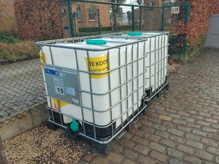 IBC container - Cubitainer van 1.000 liter, Tuin en Terras, Regentonnen, Zo goed als nieuw, Overige materialen, 150 liter of meer