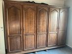 Kleerkast, bed, commode en nachtkastjes in eik, Huis en Inrichting, Kasten | Kleerkasten, Ophalen, Zo goed als nieuw
