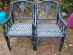 2 chaises de jardin solides., Ophalen, Gebruikt, Kunststof