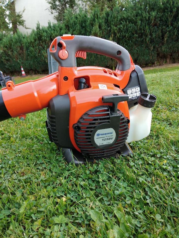 Professionele thermische ventilator „HUSQVARNA 125 BVX”, Tuin en Terras, Bladblazers, Nieuw, Handgedragen, Benzine, Met opvangzak