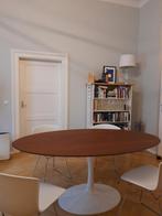 Massive bois table tulipe extensible eero saarinen chaises, Ophalen of Verzenden, Zo goed als nieuw