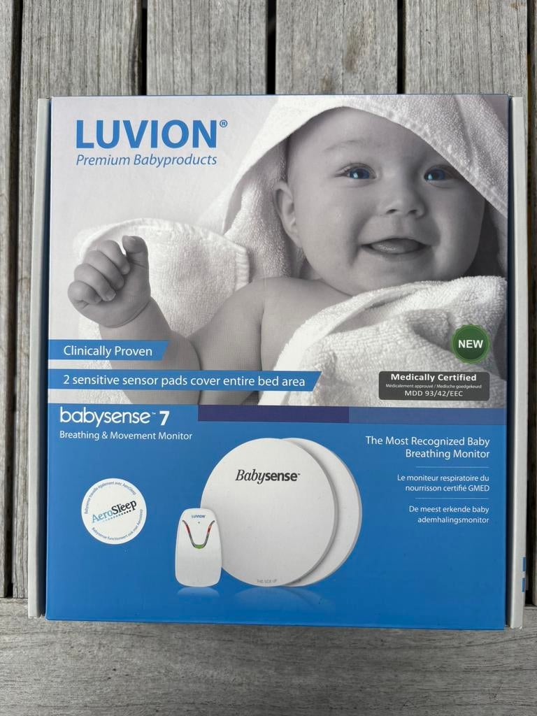 Luvion babysense 7 - ademhalingsmonitor, Ophalen, Zo goed als nieuw
