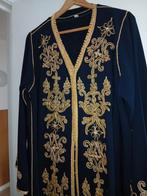 Caftan / Robe marocaine bleu foncé 2 pièces, Enlèvement, Porté, Bleu, Costume de mariage