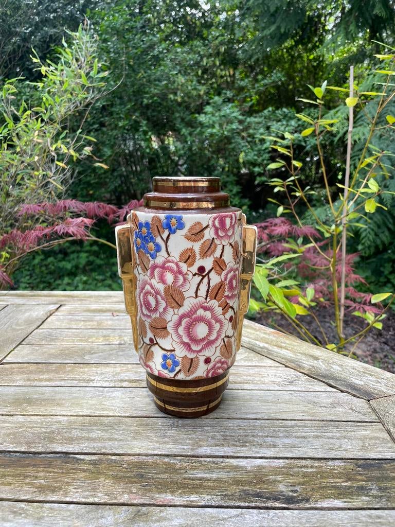 Boch art deco vaas decor Shanghai, Ophalen of Verzenden