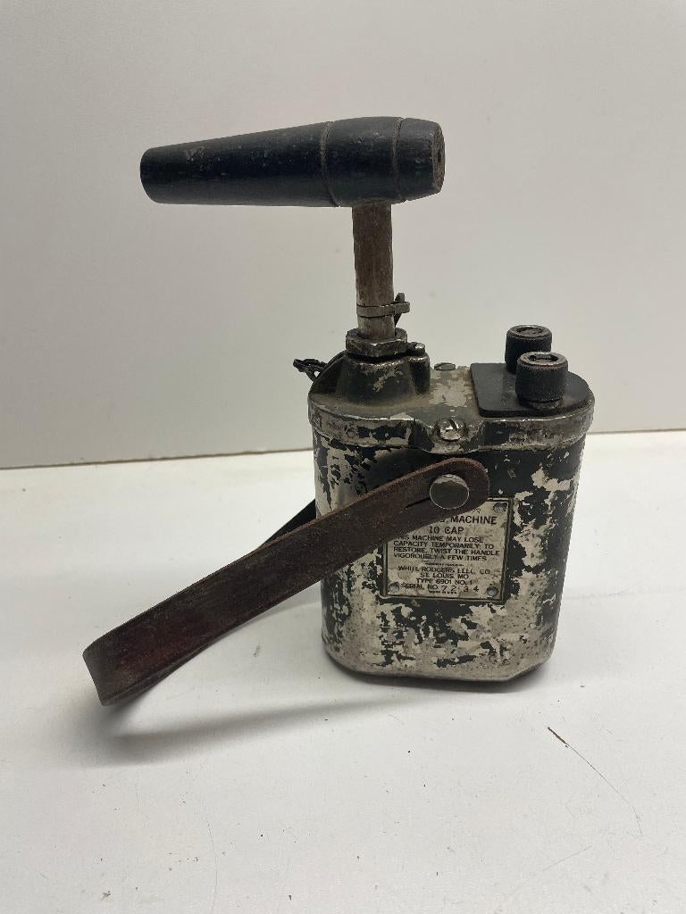 Blasting Machine WHITE RODGERS US 100% original WW2, Collections, Objets militaires | Seconde Guerre mondiale, Autres, Enlèvement ou Envoi