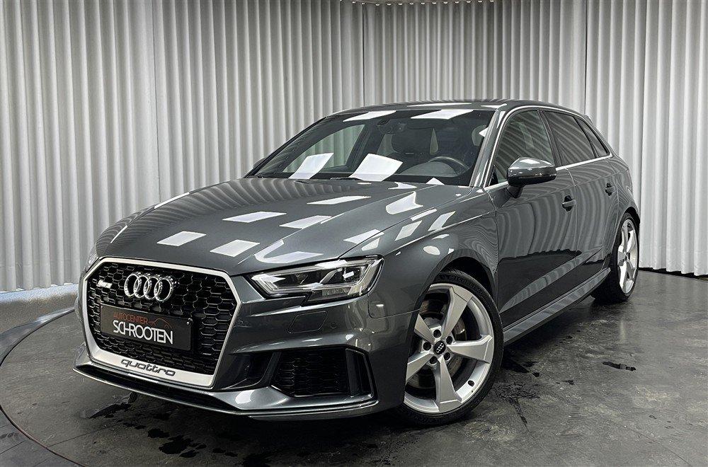 Audi RS3 2.5 TFSI quattro (année de construction 2019), Autos, Cuir, Argent ou Gris, Achat, 2480 cm³