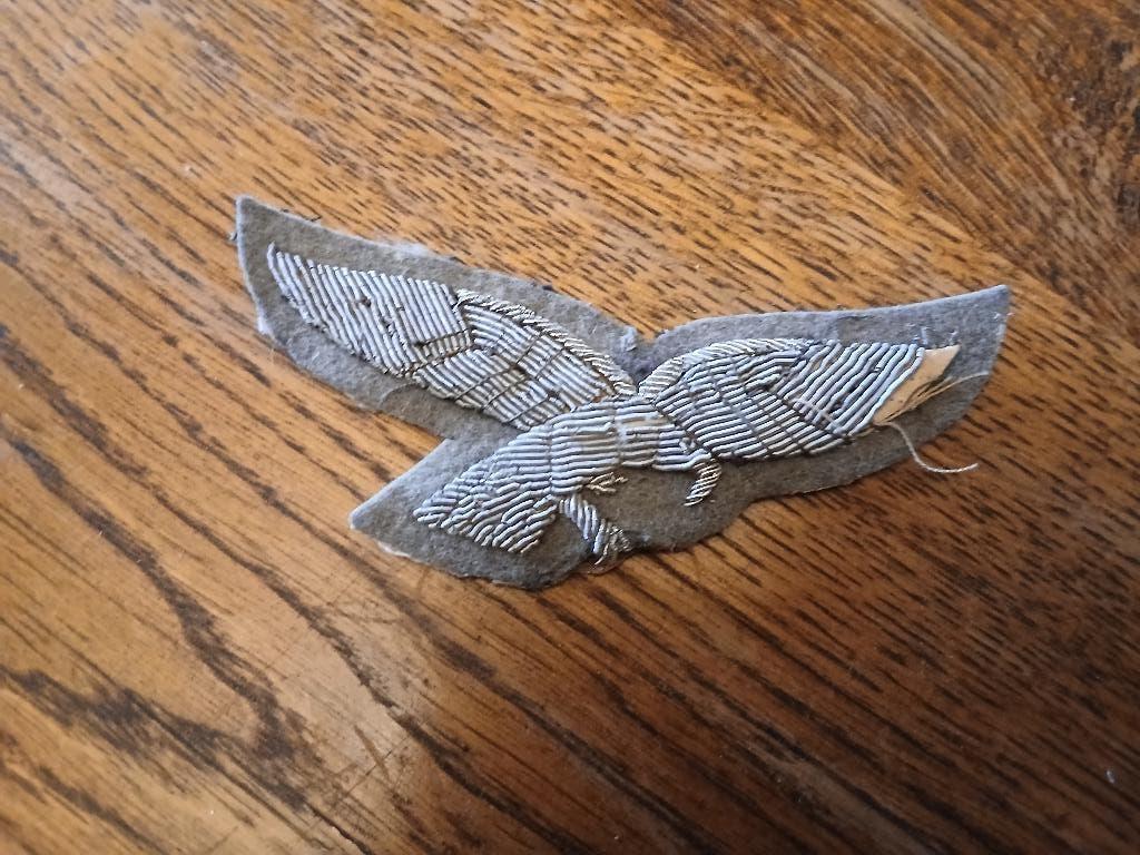 Luftwaffe officiersjas, insigne, tropische outfit DAK, Verzenden, Luchtmacht, Embleem of Badge