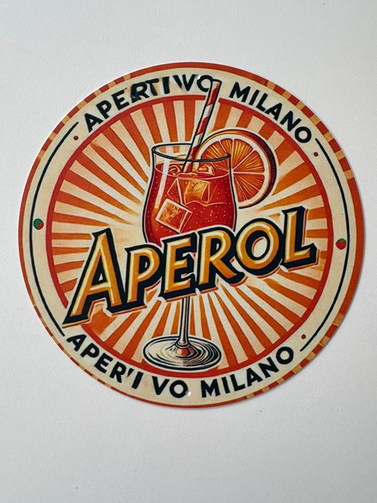 Metalen reclamebord Aperol, Ophalen of Verzenden, Nieuw, Reclamebord