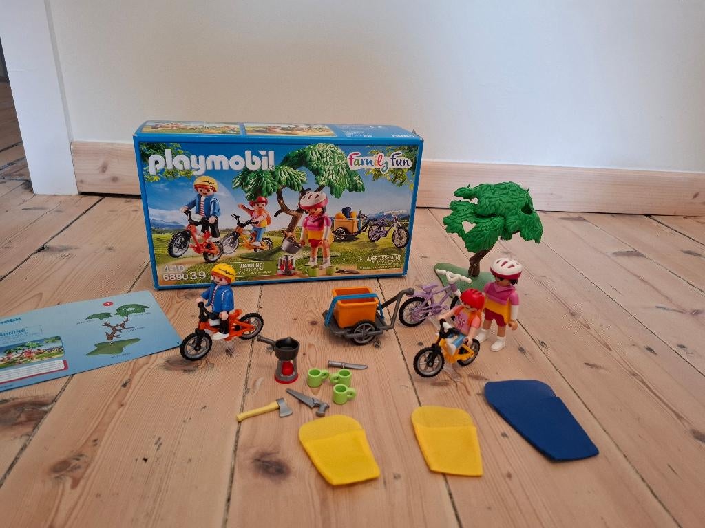 Playmobil moutainbiketocht, Ophalen, Zo goed als nieuw, Complete set