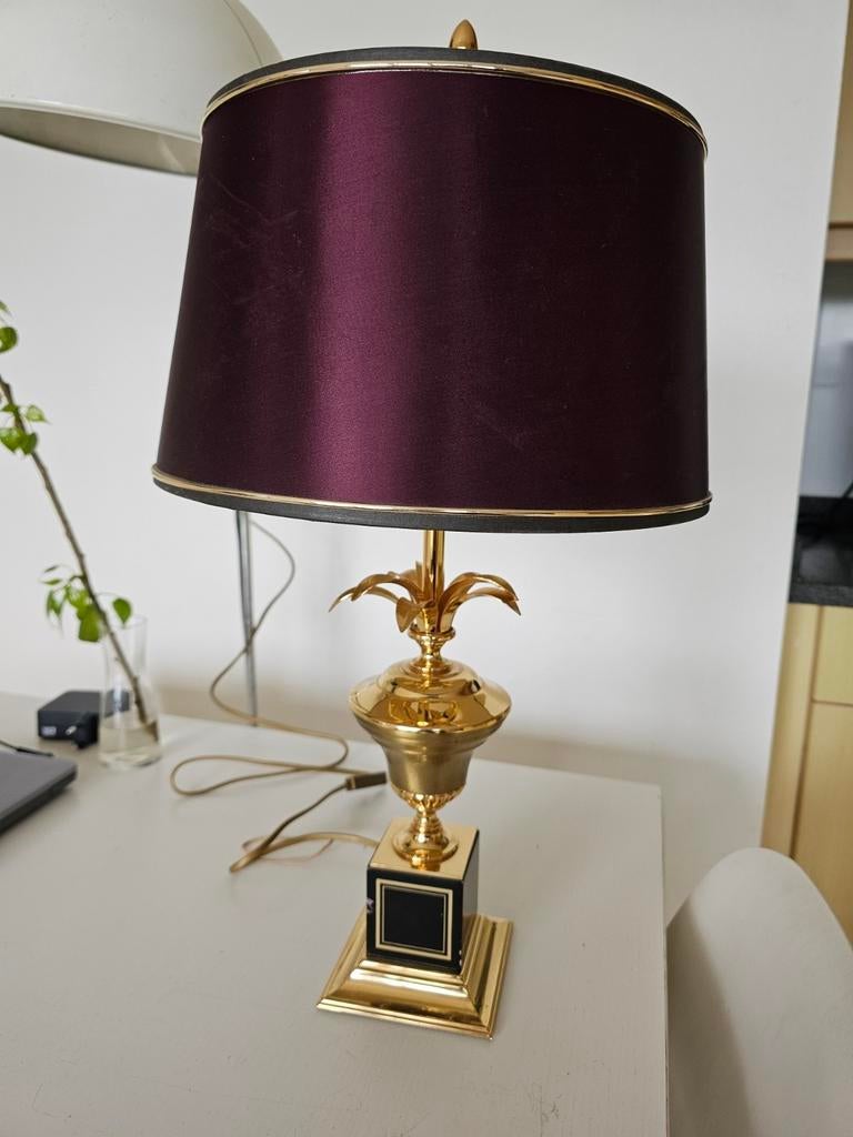 massive palm tafellamp, Ophalen of Verzenden