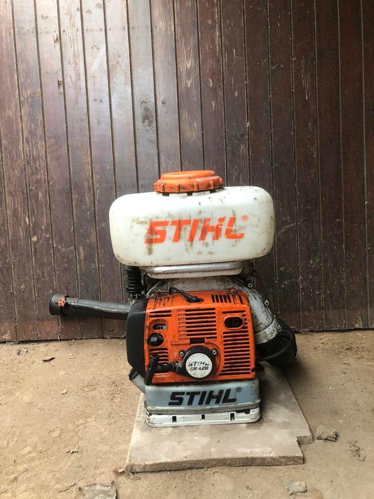 Stihl Sr 420, Ophalen, Gebruikt, Ruggedragen