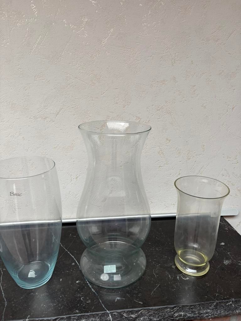 Glazen potten en vazen, Verzamelen, Ophalen, Zo goed als nieuw