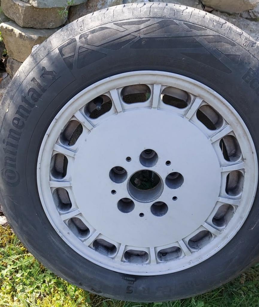 Jantes alu Mercedes 190 /  W124 15" 5x112, Autos : Pièces & Accessoires, Pneus & Jantes, 15 pouces, Pneus et Jantes, Véhicule de tourisme