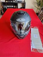HJC i91 Mat zwart Systeemhelm, Motoren, Kleding | Motorhelmen, Ophalen, Systeemhelm, HJC, Nieuw zonder kaartje