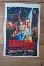 filmaffiche Streets Of Fire 1984 filmposter, Rechthoekig Staand, Ophalen of Verzenden, Zo goed als nieuw, A1 t/m A3
