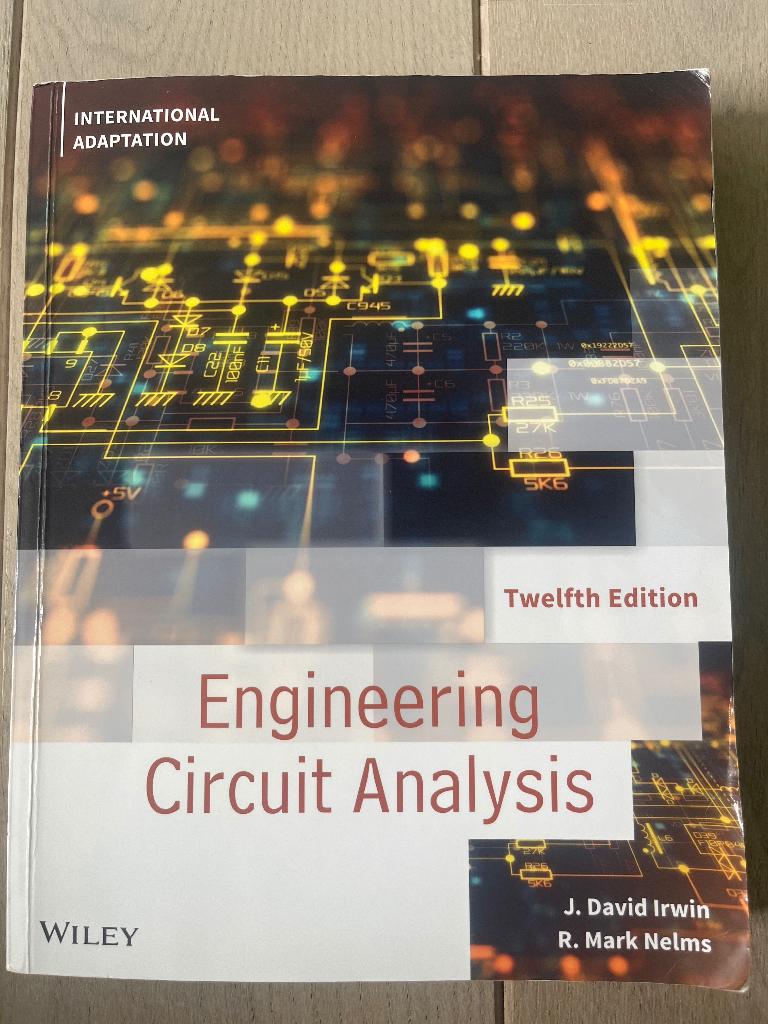 Engineering circuit analysis boek, Livres, Livres d'étude & Cours, Enlèvement, Comme neuf, Enseignement supérieur