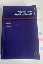 VRG Gent Codex Belgisch Publiekrecht, Boeken, Overige vakken, Ophalen of Verzenden, Overige niveaus, Wolters & Kluwers