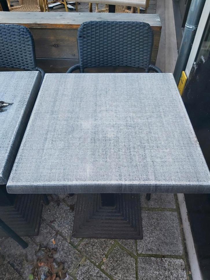 13 horeca terrastafels 60 x 60 cm - stevige kwaliteit., Jardin & Terrasse, Tables de jardin, Enlèvement