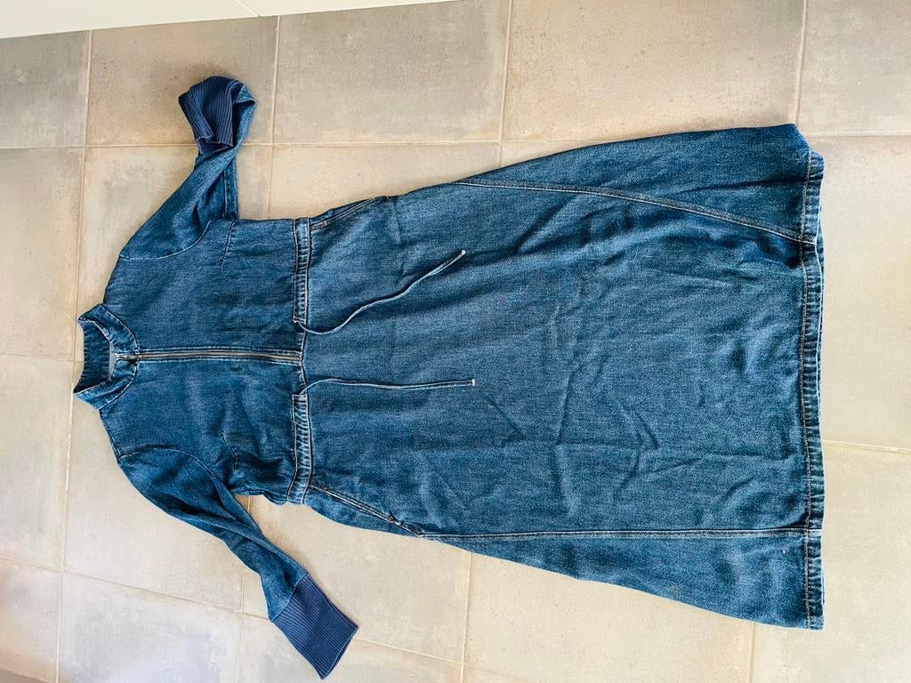 Jeans jurk longdress Four Roses, Ophalen of Verzenden, Zo goed als nieuw, Jurk