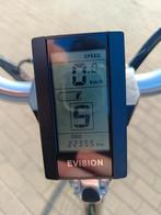 Prachtige elektrische E-vision stadsfiets, Ophalen, Zo goed als nieuw, 30 tot 50 km per accu