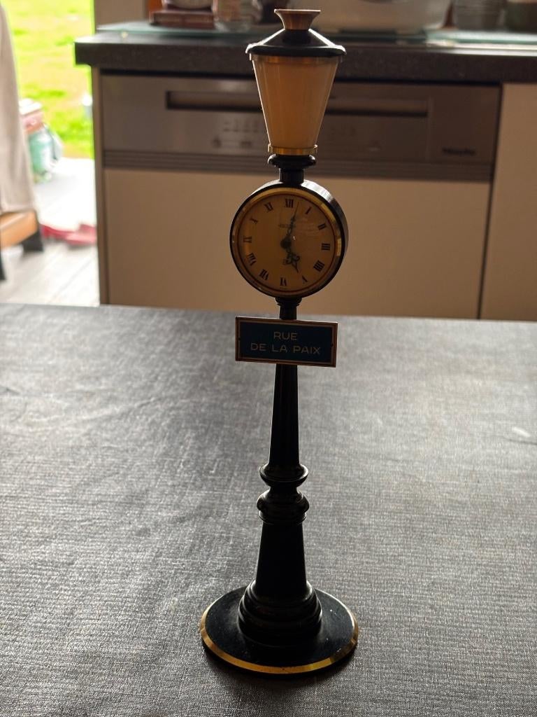 Rare Pendulette « Bec de Gaz » JAEGER – Vintage 1950, Antiquités & Art, Enlèvement