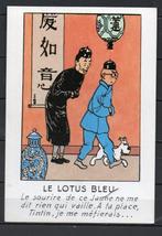Carte postale : Hergé : Tintin/ Le Lotus Bleu, Enlèvement