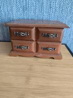 Boîte à bijoux en bois, Maison & Meubles, Accessoires pour la Maison | Coffres, Moins de 50 cm, Enlèvement, Utilisé, Moins de 50 cm