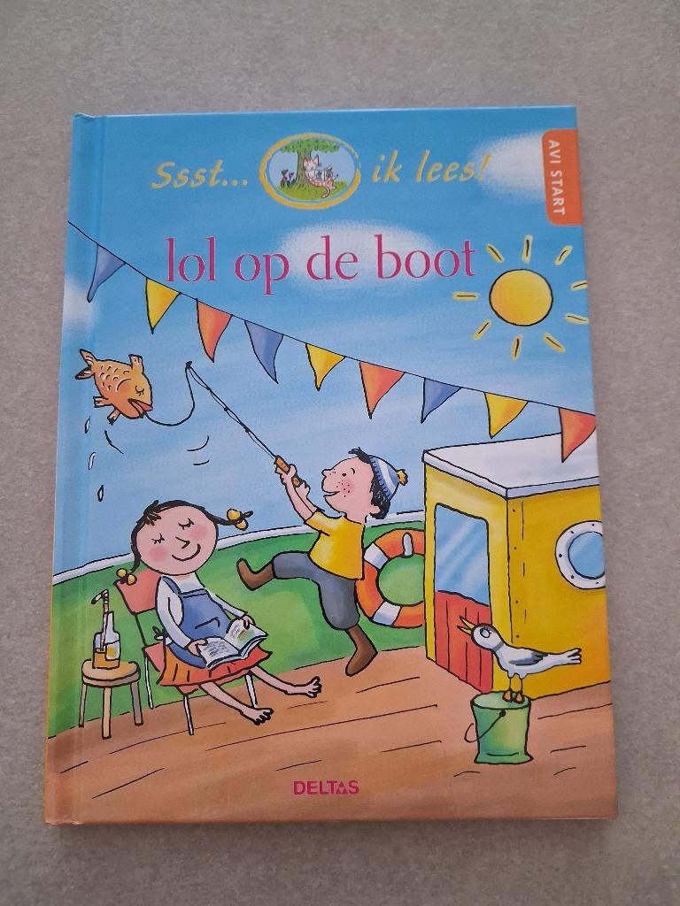 Avi start boekje, ssst ik lees, lol op de boot, Boeken, Ophalen of Verzenden, Zo goed als nieuw, Deltas, Fictie algemeen