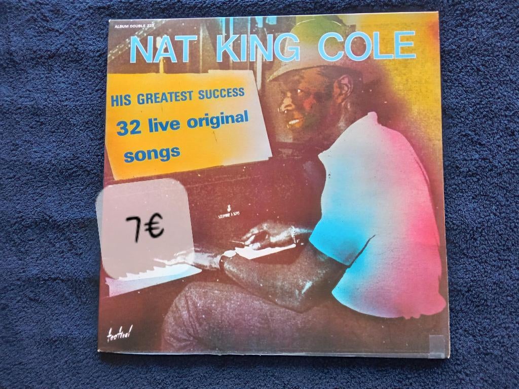 NAT KING COLE 33 rpm dubbel vinyl, Cd's en Dvd's, Vinyl | Jazz en Blues, Ophalen, 1940 tot 1960, Jazz en Blues, Dubbel-LP