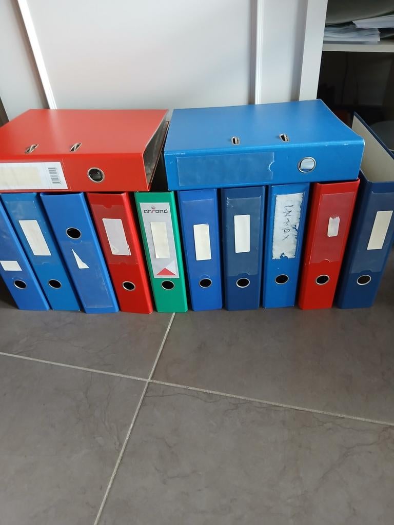 Ordners/opbergmappen., Ophalen