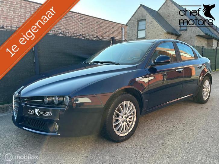 Alfa Romeo 159 Benzine|E.Eigenaar|59dkm|Leder|Cruise|Gekeurd, Autos, Alfa Romeo, Entreprise, Achat, ABS, Airbags, Air conditionné