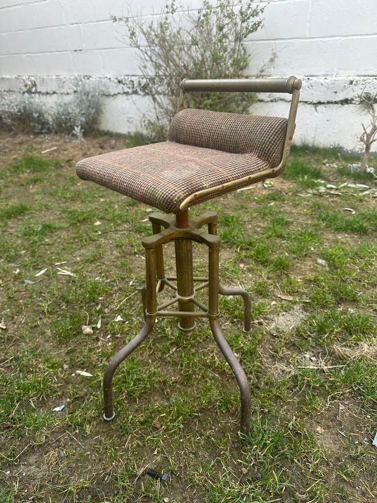 Très ancien tabouret de piano à vendre dans son jus, Enlèvement, Comme neuf, Piano