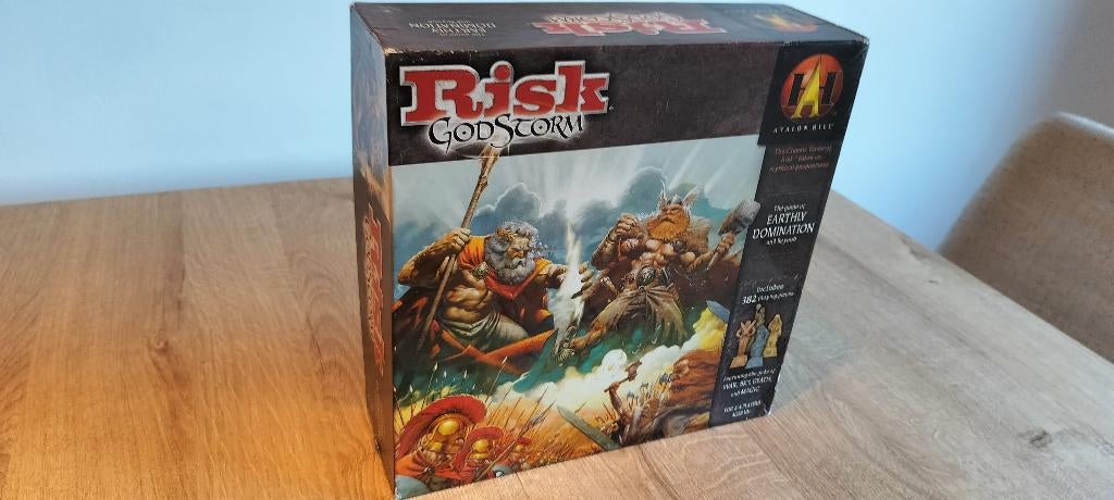 Risk Godstorm, Hobby en Vrije tijd, Gezelschapsspellen | Bordspellen, Gebruikt, Ophalen of Verzenden