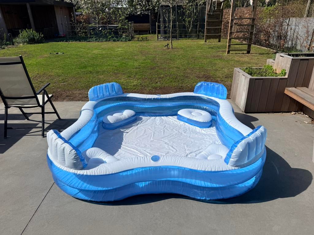 Intex opblaaszwembadje, Tuin en Terras, Zwembaden, Gebruikt, Opblaaszwembad, Minder dan 80 cm, 200 tot 400 cm, 200 tot 300 cm