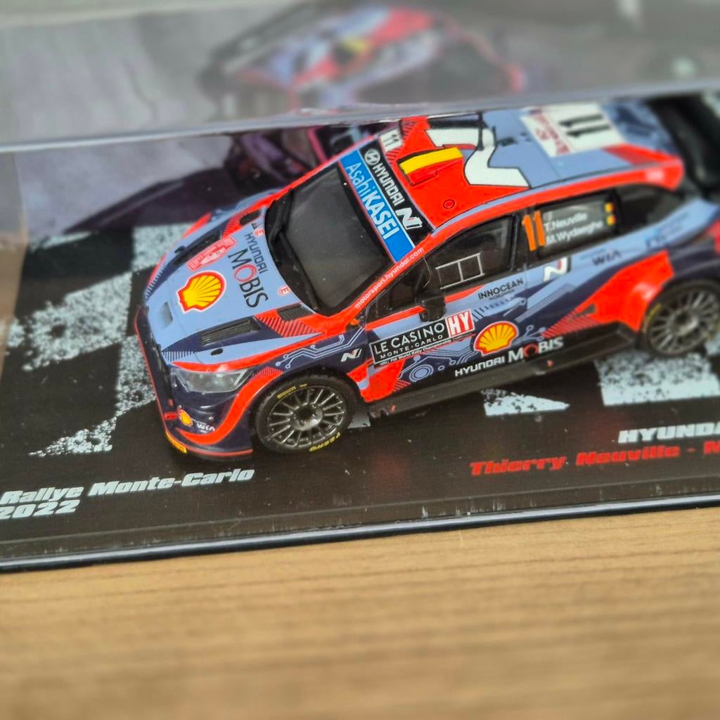 Hyundai i20 wrc 1/43 N T.Neuville-M.Wydaeghe 2022, Enlèvement ou Envoi