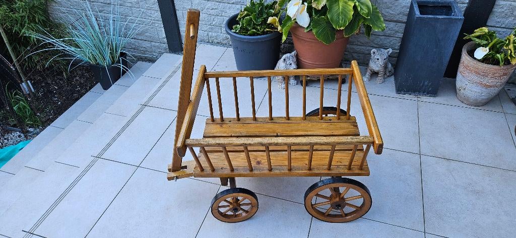 Charrette en bois, Antiquités & Art, Curiosités & Brocante, Enlèvement