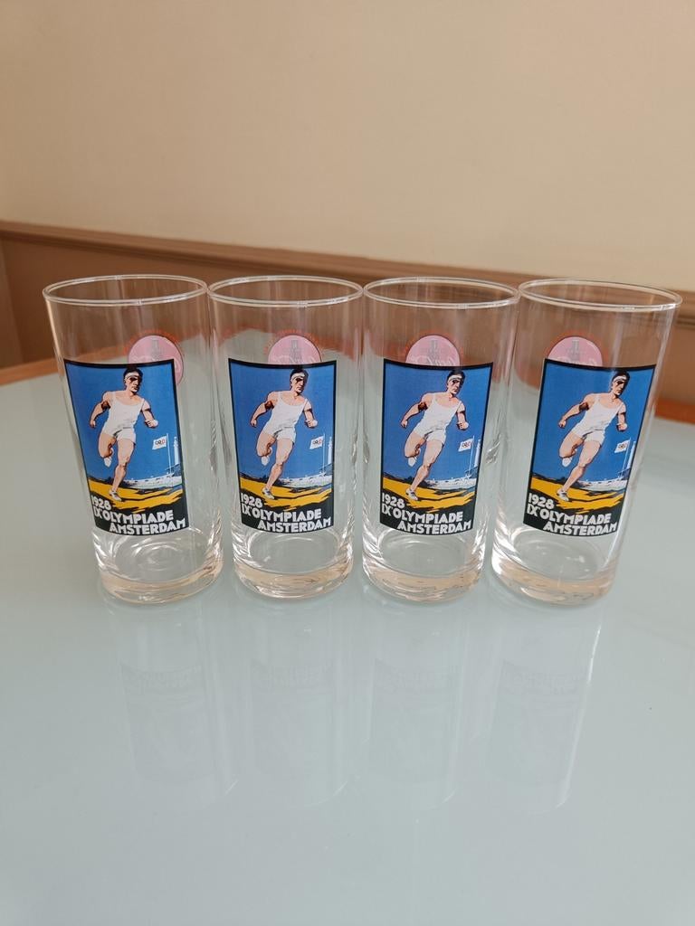 4 Coca-Cola glazen - Olympische Spelen 1996, Verzamelen, Glas en Drinkglazen, Ophalen of Verzenden