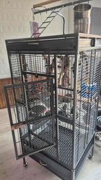Grote vogelkooi op wieltjes – compleet set, Dieren en Toebehoren, Ophalen, Vogelkooi