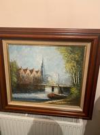 Peinture sur toile signée Belfort., Enlèvement