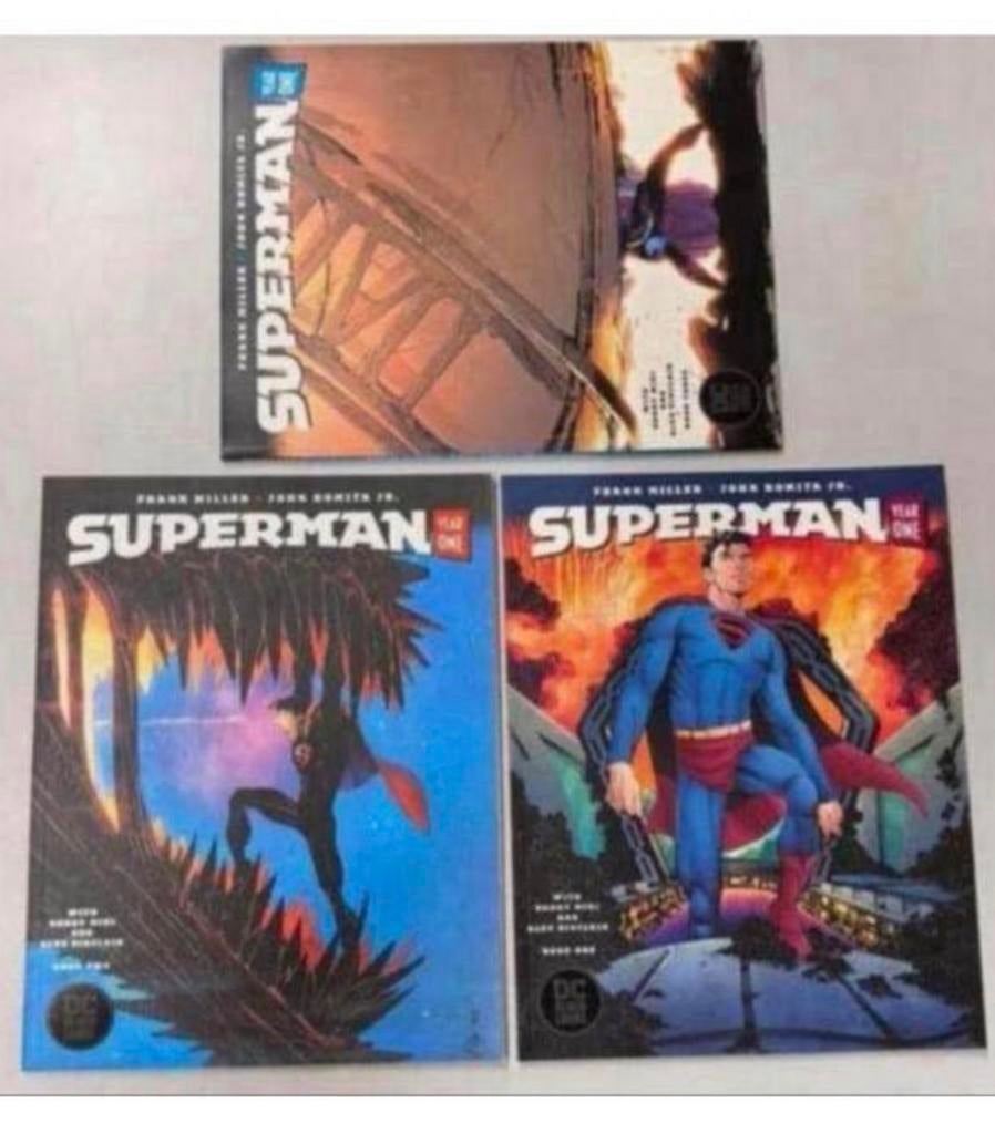 3X DC black label Comics - Comic Superman Year One 2019 3x, Amerika, Ophalen of Verzenden, Zo goed als nieuw, Meerdere comics