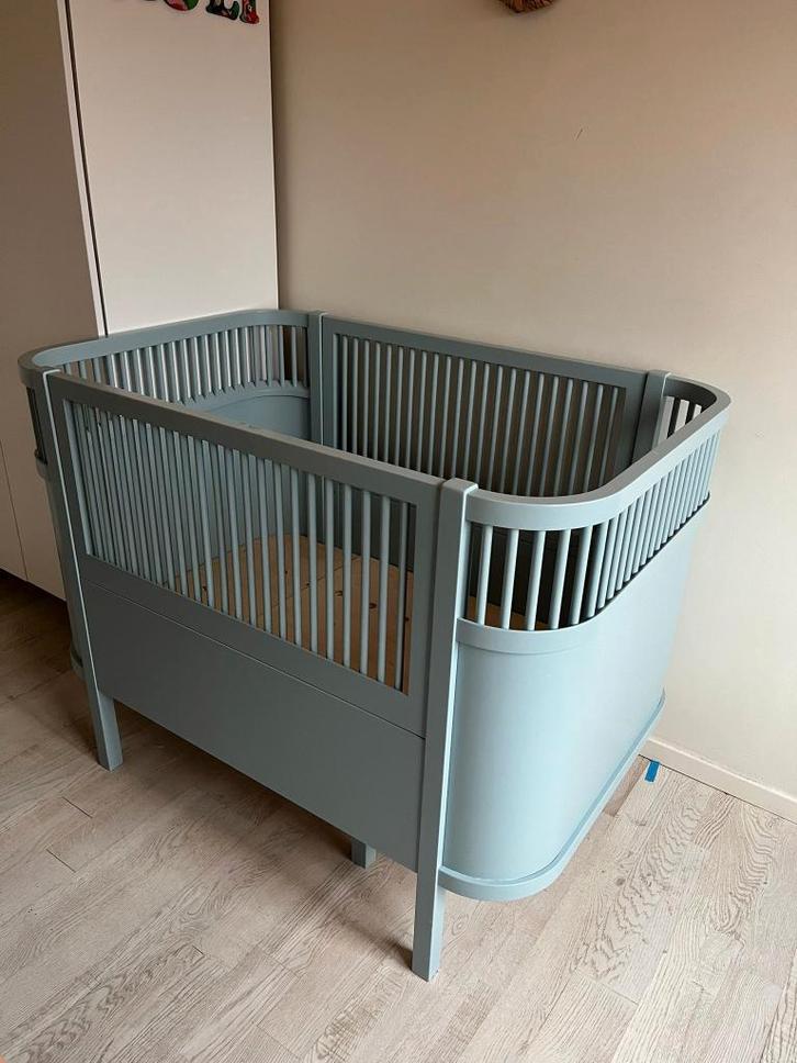 Sebra Kili meegroeibed + Matras, Kinderen en Baby's, Kinderkamer | Bedden, Gebruikt, Minder dan 140 cm, 70 tot 85 cm, Matras, Ophalen