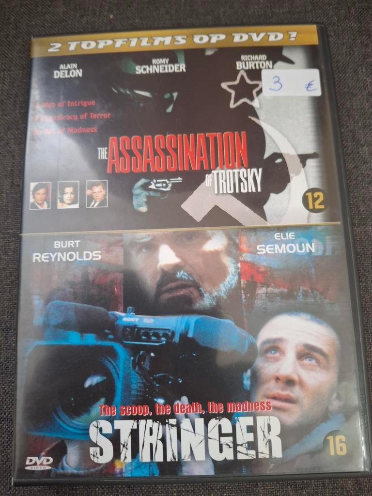 The assassination of trotsky + stringer, Cd's en Dvd's, Dvd's | Horror, Ophalen of Verzenden