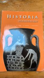 Historia woordenlijst - Steven Roelandts - WB, Ophalen of Verzenden, Nederlands, Steven Roelandts