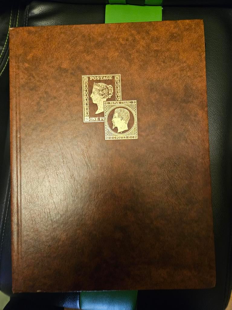 Postzegelboek in topstaat, Ophalen