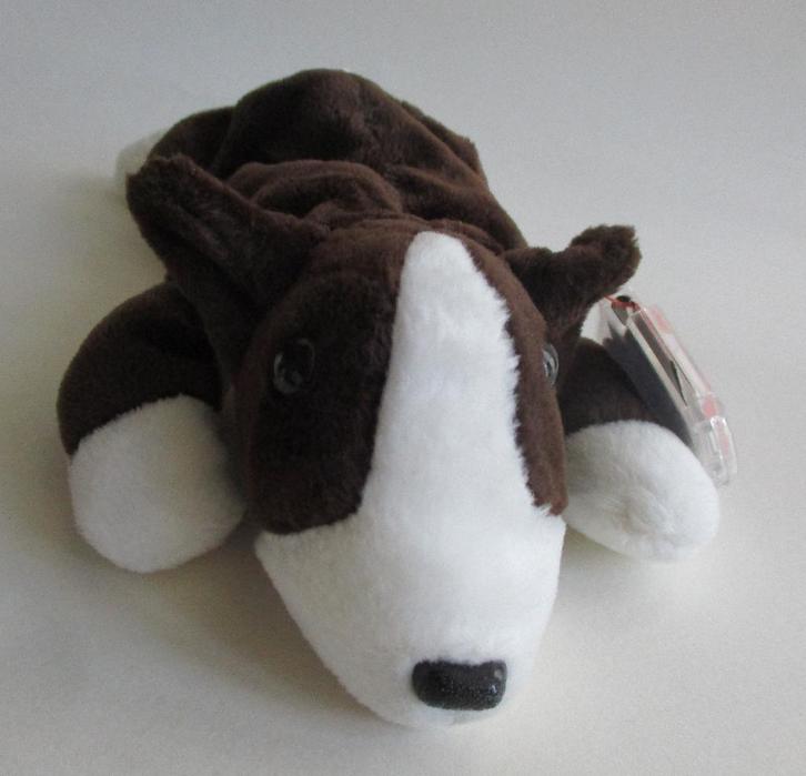BEANIE BABIES: 55-BRUNO-1997-BULL TERRIER  MINT /EXCELLENT, Verzamelen, Complete verzamelingen en Collecties, Verzenden