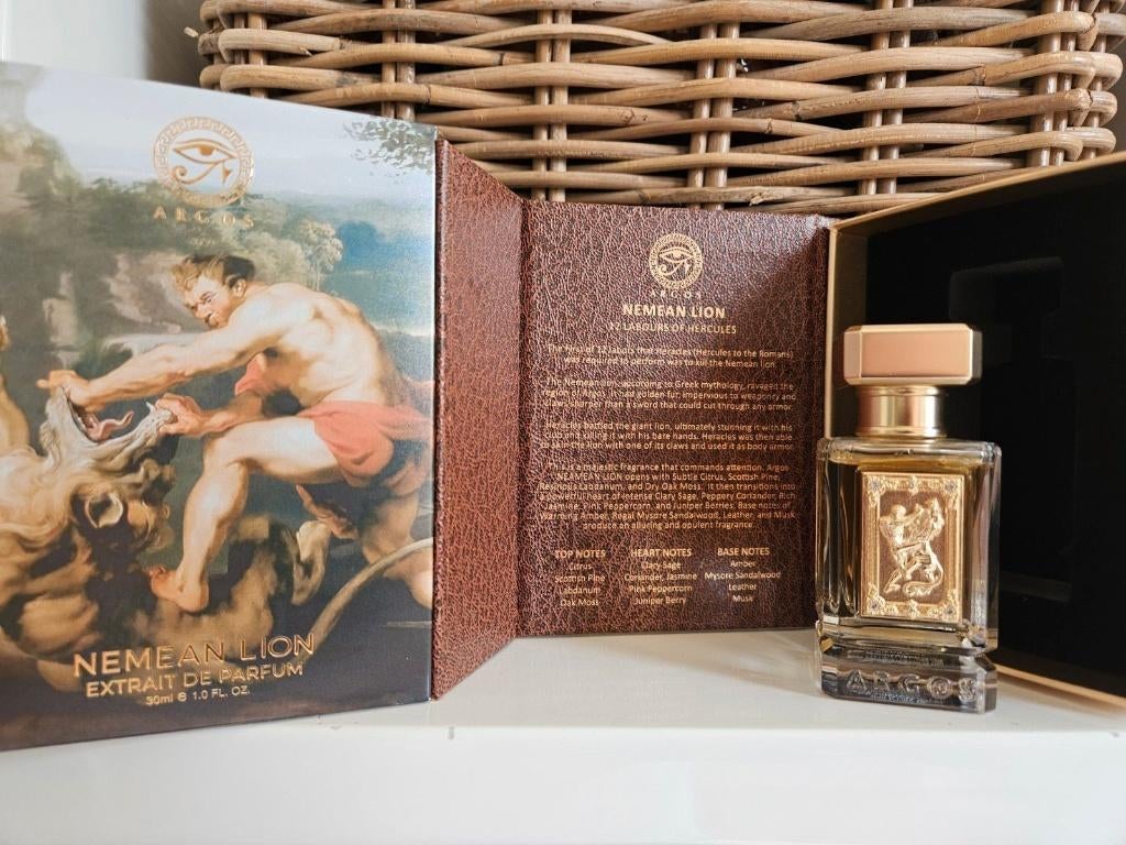 Argos nemean lion extrait parfum 30ml, Handtassen en Accessoires, Uiterlijk | Parfum, Ophalen of Verzenden, Zo goed als nieuw