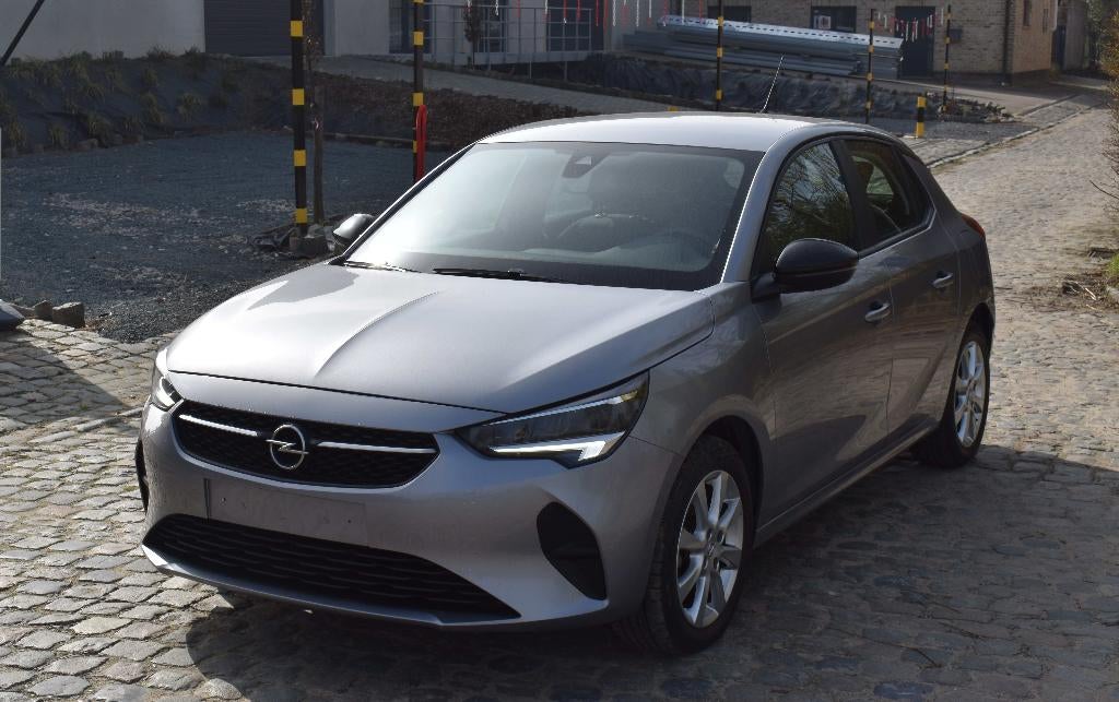 Opel Corsa Elegance 1.2 — 2022 — 19.000 km — BTW, Stof, Bedrijf, 55 kW, Zilver of Grijs